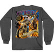 2025 Sturgis Motorcycle Rally #1 Ghost Rider Charcoal Men's Long Sleeve Shirt