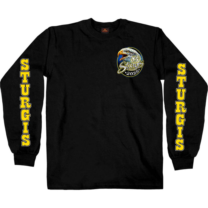2025 Sturgis Motorcycle Rally Scenic Eagle Black Men&