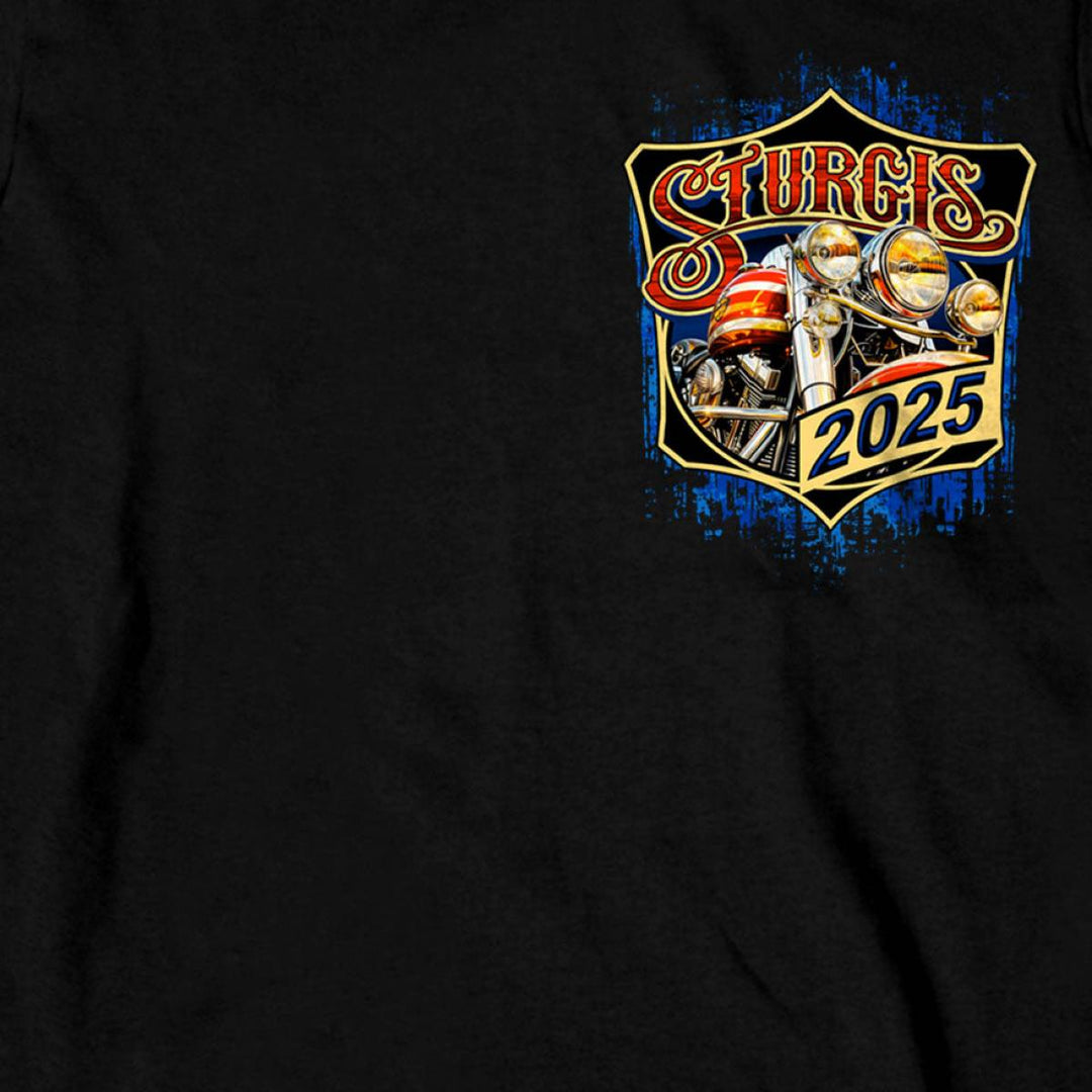 2025 Sturgis Motorcycle Rally Rushmore Black Men&