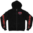 2024 Sturgis Men's Buffalo Black Motorcycle Rally Zip Up Hoodie SPB4101