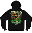 2024 Sturgis #1 Men's Design Eagle & Skull Black Motorcycle Rally Zip Up Hoodie SPB4102