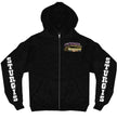 2025 Sturgis Men's Motorcycle Rally #1 Ghost Rider Black Zippered Hooded Sweat Shirt