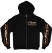 2026 Men's Sturgis Motorcycle Rally Attractions Black Zip-Up Hoodie - SPB4114