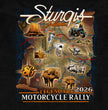 2026 Men's Sturgis Motorcycle Rally Attractions Black Zip-Up Hoodie - SPB4114