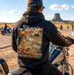 2026 Men's Sturgis Motorcycle Rally Attractions Black Zip-Up Hoodie - SPB4114
