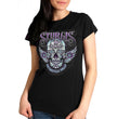 Hot Leathers SPL1827 Women's Black 2023 Sturgis Antique Sugar Skull T-Shirt