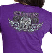 Hot Leathers SPL1829 Women's Heather Purple 2023 Sturgis Antique Sugar Skull T-Shirt