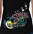 2025 Sturgis Women's Motorcycle Rally Pink Lady Black Ladies T-Shirt