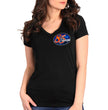 2025 Sturgis Women's Motorcycle Rally Rally Logo Black Ladies T-Shirt