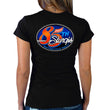 2025 Sturgis Women's Motorcycle Rally Rally Logo Black Ladies T-Shirt