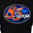 2025 Sturgis Women's Motorcycle Rally Rally Logo Black Ladies T-Shirt