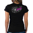 2025 Sturgis Women's Motorcycle Rally Dandelion Black Ladies T-Shirt