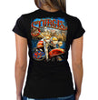 2025 Sturgis Women's Motorcycle Rally Rushmore Black Ladies T-Shirt