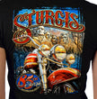 2025 Sturgis Women's Motorcycle Rally Rushmore Black Ladies T-Shirt