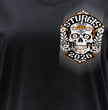 2026 Ladies Sturgis Motorcycle Rally Rushmore Black Short Sleeve V-Neck T-Shirt - SPL1949