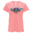 2026 Ladies Sturgis Motorcycle Rally Dream Catcher Pink Short Sleeve T-Shirt - SPL1952