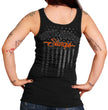2025 Sturgis Women's Motorcycle Rally Skeleton Hands Ash Ladies Tank Top