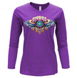 2026 Ladies Sturgis Motorcycle Rally Dream Catcher Purple Long Sleeve Shirt - SPL3899