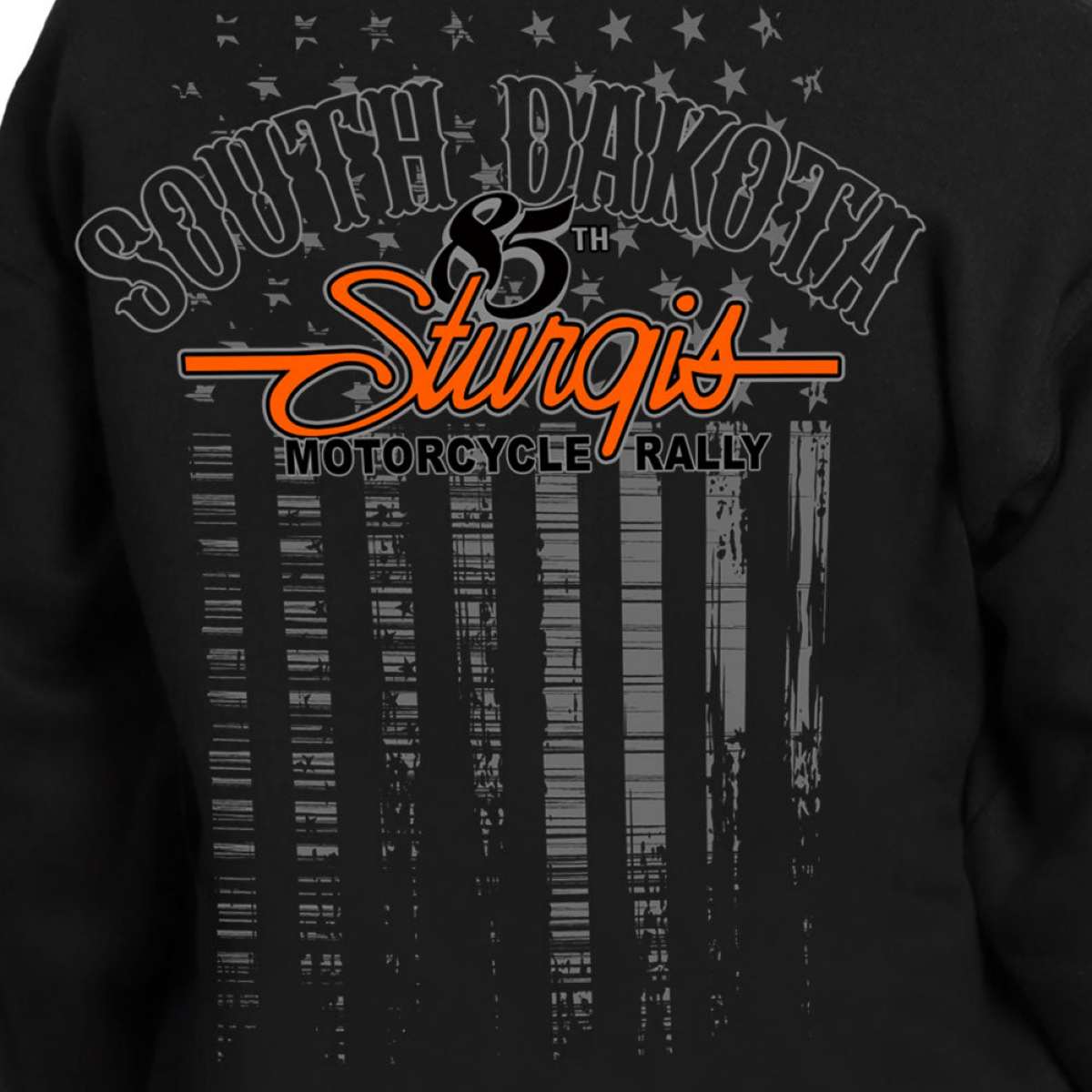 2025 Sturgis Motorcycle Rally Skeleton Hands Black Ladies Hooded Sweat SPL4877