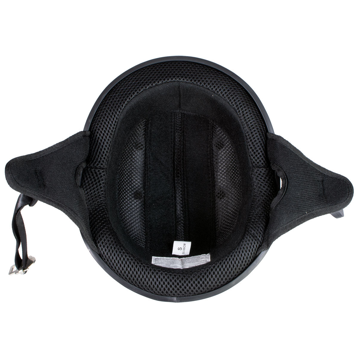 Hot Leathers HLT68 Type-1 Flat Black Flames Motorcycle DOT