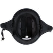 Hot Leathers HLT68 Type-1 Flat Black Flames Motorcycle DOT Approved Skull Cap Half Helmet