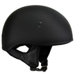 Hot Leathers HLT68 Flat Black The O.G. Flat Black Motorcycle DOT Skull Cap Half Helmet Biker