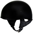 Hot Leathers HLT68 Gloss Black The O.G. Advanced DOT Skull Cap Motorcycle Half Helmet Biker