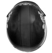 Milwaukee Helmets T70 Freedom Skulls Black Glossy Motorcycle DOT Approved Skull Cap Half Helmet Biker