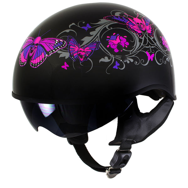 shoei butterfly helmet pink Milwaukee Helmets T72 Gloss Black Butterflies Advanced DOT w/ Drop – Milwaukee Motorcycle Clothing Co occasion helmet designed for 1443A02 Abu Garcia Veritas Ice Size:Premium Clear 10# 50 Yards