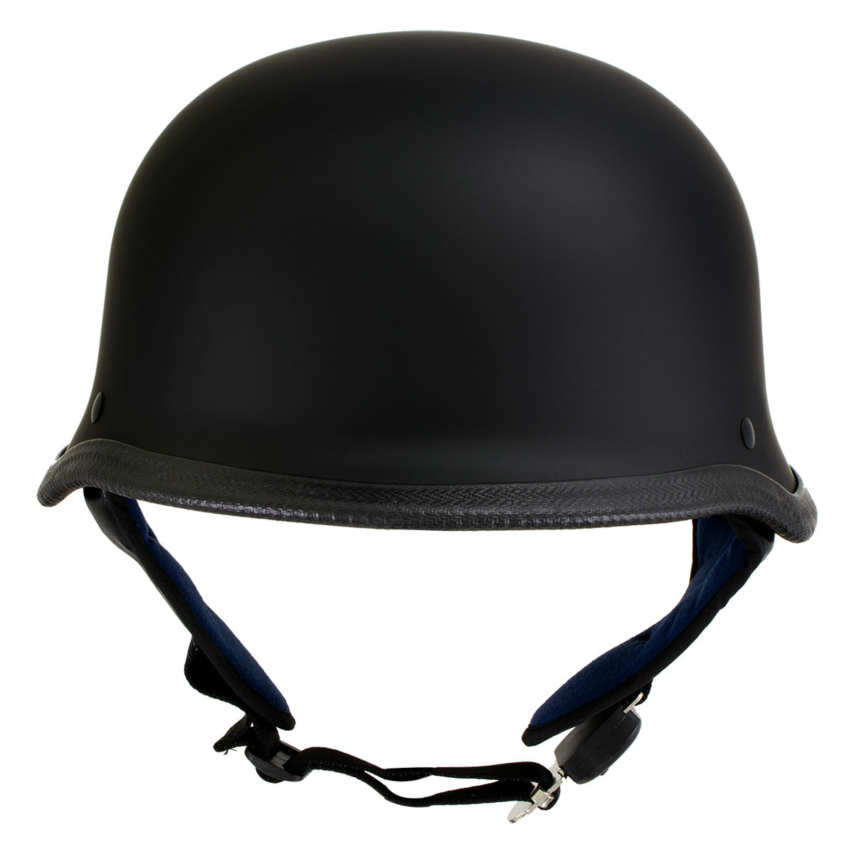 Hot Leathers Flat Black The Hanz German Style Vintage Motorcycle