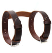 Hot Leathers Blanket Roll Brown Leather Strap TBR1003