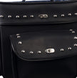 Hot Leathers TRB1005 Motorcycle PVC Waterproof Studded Travel Bag 13X13X7