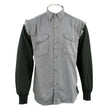 NexGen DM4444 Men's Grey with Black Long Sleeve Button Down Shirt