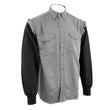 NexGen DM4444 Men's Grey with Black Long Sleeve Button Down Shirt