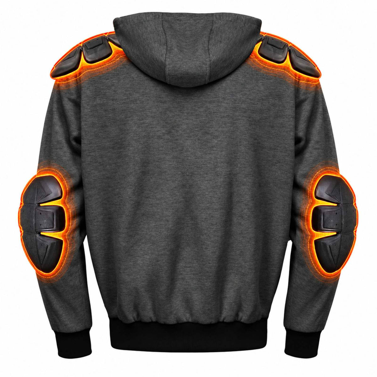 Milwaukee Leather Men's Streetguard Riding Hoodie - Aramid Reinforced with CE Shoulder and Elbow Armor