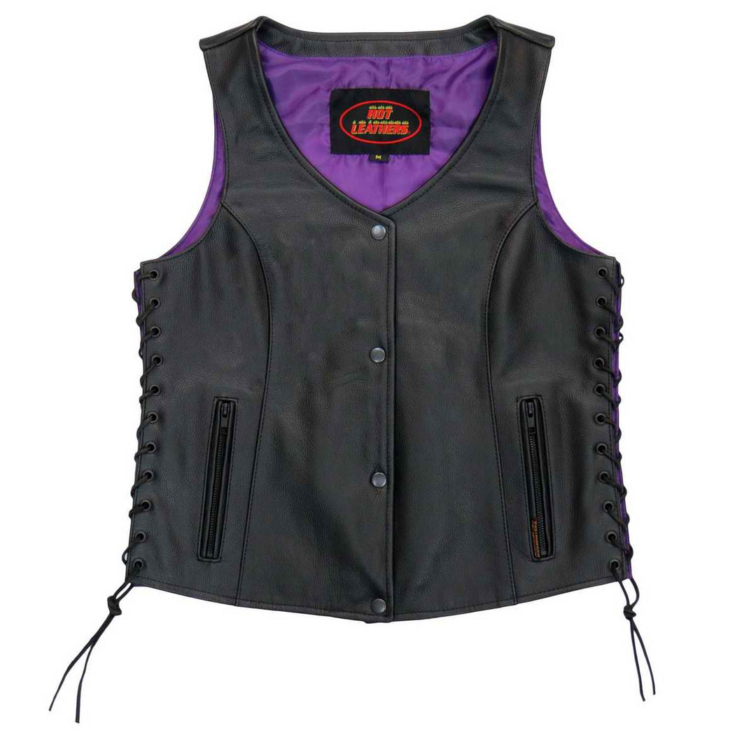 Hot Leathers VSL2001 Ladies Black &