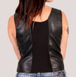 Hot Leathers VSL3003 Ladies Lace-Up Halter Top Leather Vest