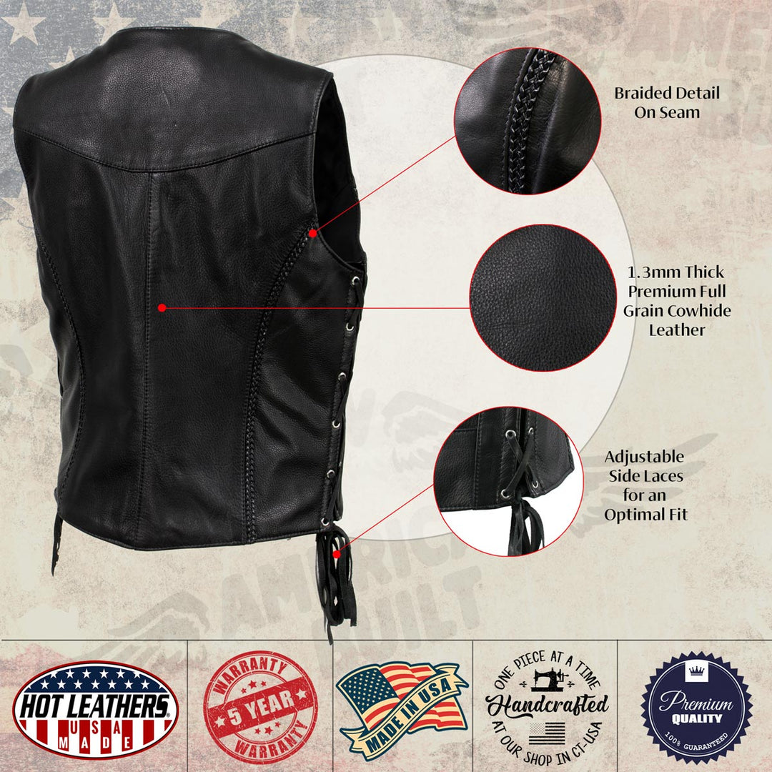 Hot Leathers VSL5001 USA Made Women&