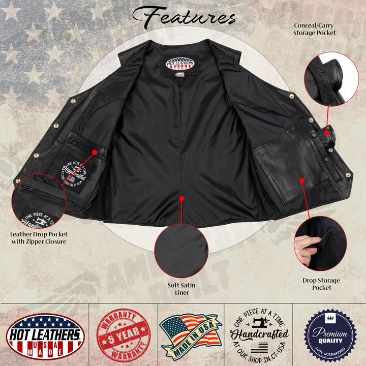 Hot Leathers VSL5001 USA Made Women&