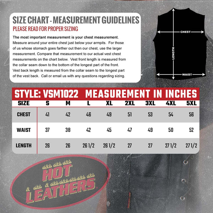 Hot Leathers VSM1022 Men&