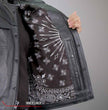 Hot Leathers VSM1049 Men's Black 'Paisley' Conceal and Carry Motorcycle Club Style Leather Vest