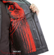 Hot Leathers VSM1055 Men’s Black 'Over The Top Skull' Conceal and Carry Leather Vest