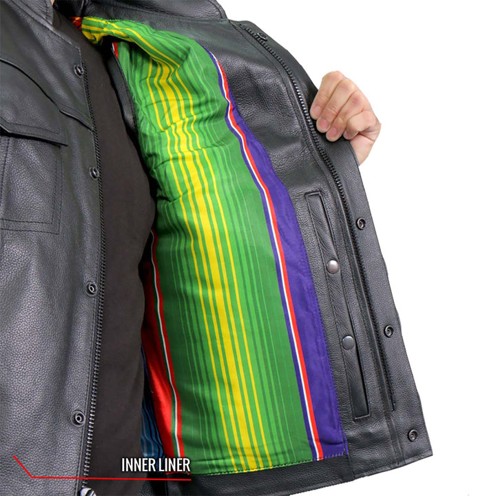 Hot Leathers VSM1057 Men’s Black &
