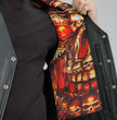 Hot Leathers VSM1061 Men's Black 'Skulls Make Skulls' Conceal and Carry Side Lace Leather Vest