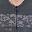 Hot Leathers VSM2003 Men's Black 'Ancient Skulls' Conceal and Carry Leather Vest