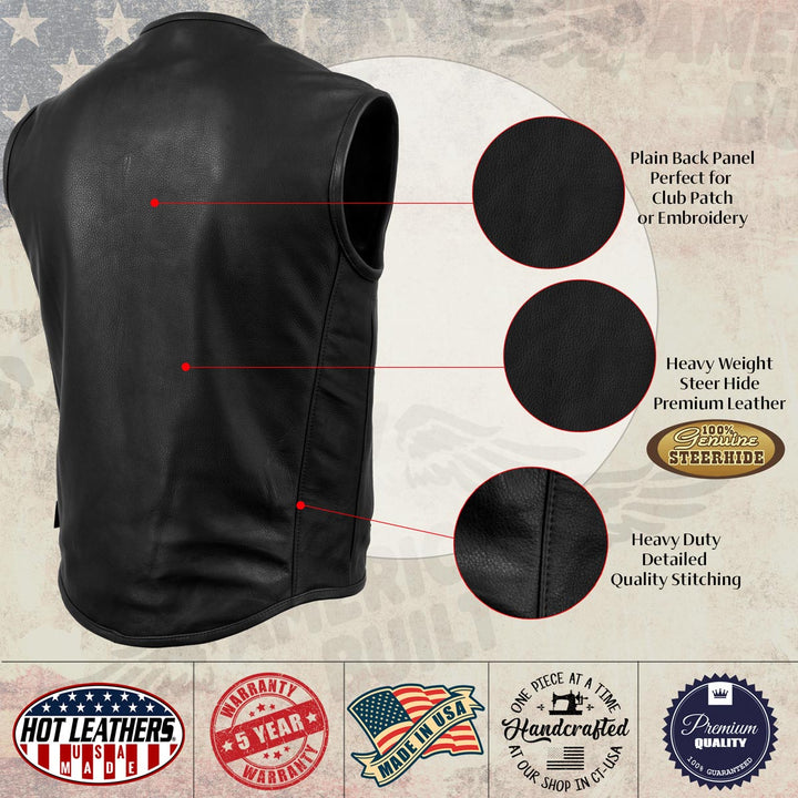 Hot Leathers VSM5001 USA Made Men&