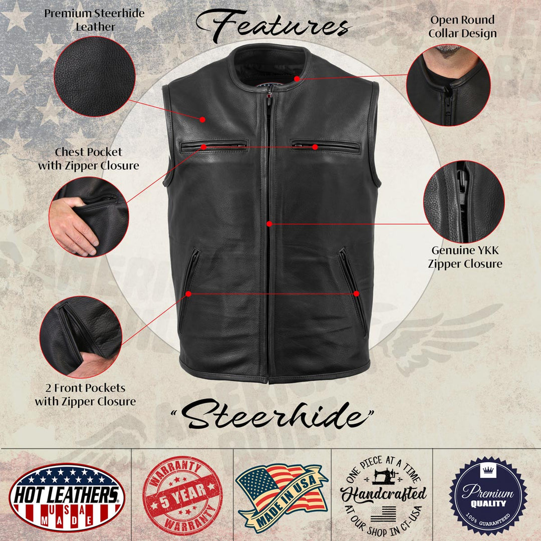 Hot Leathers VSM5001 USA Made Men&