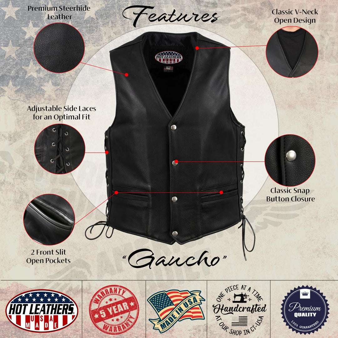 Hot Leathers VSM5003 USA Made Men&