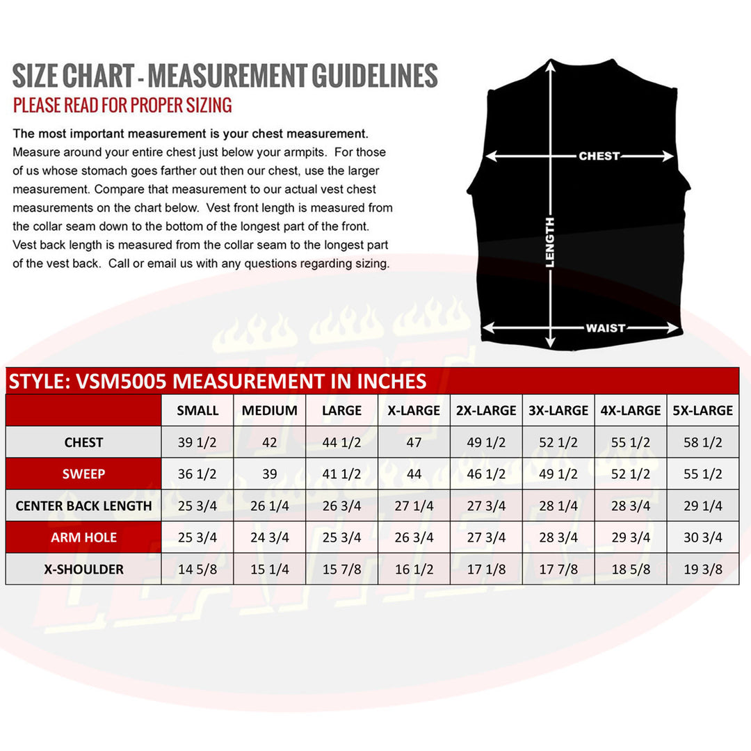 Hot Leathers VSM5005 Men&