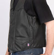Hot Leathers VSM5006 USA Made Men's Black Classic Premium Leather Vest